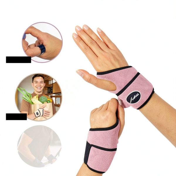 Copper Wrist Brace HealthFit Neoprene Support-5