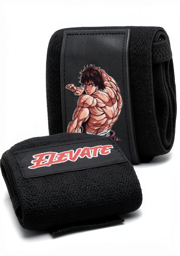 Baki Anime Leather Wrist Wraps for Weightlifters-0