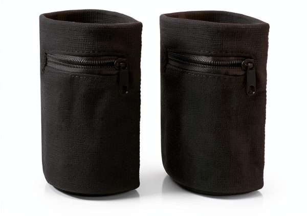 Wristband Black Polyester Running Wrap by LIQWEI-0