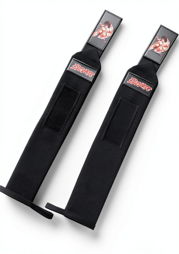 Baki Anime Leather Wrist Wraps for Weightlifters-3