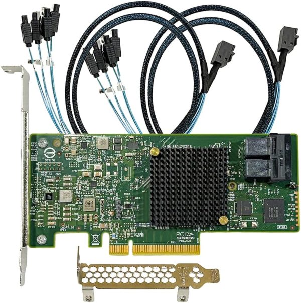 LANPAN LSI SAS9300-8i HBA PCIe 3.0 x8 12Gbps Controller for 8 Drives-1