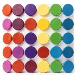 Round Floor Markers 30pcs Multicolor PVC Waterproof Dots by KoMvzyl-0