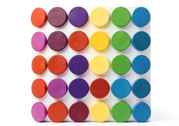 Round Floor Markers 30pcs Multicolor PVC Waterproof Dots by KoMvzyl-0