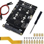 FREENOVE Quad M.2 SSD Adapter for Raspberry Pi 4 4 Slot PCIe 2.0-0