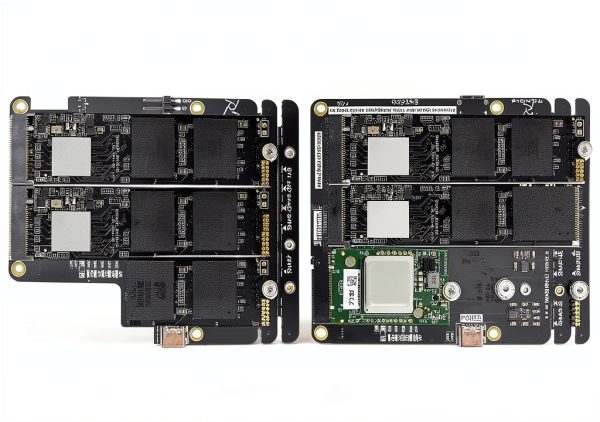 FREENOVE Quad M.2 SSD Adapter for Raspberry Pi 4 4 Slot PCIe 2.0-1