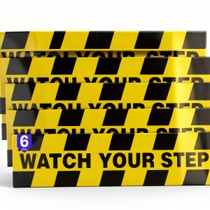 Watch Your Step Floor Decals 6 Pack 20x5 – SHAWdow Games Vinyl-0