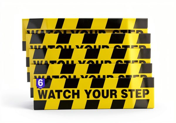 Watch Your Step Floor Decals 6 Pack 20x5 – SHAWdow Games Vinyl-0