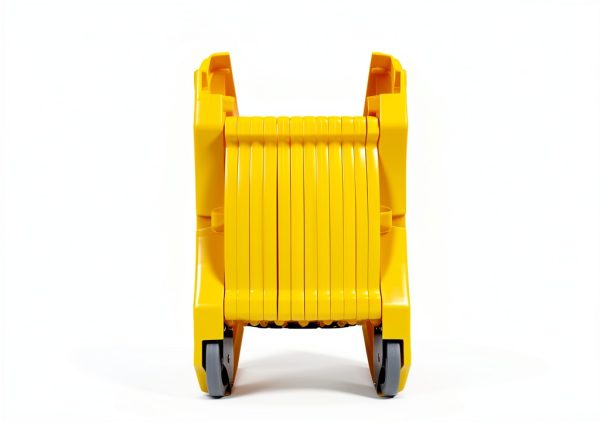 Rubbermaid Mobile Plastic Safety Sign 13 Foot Yellow Barrier for-4