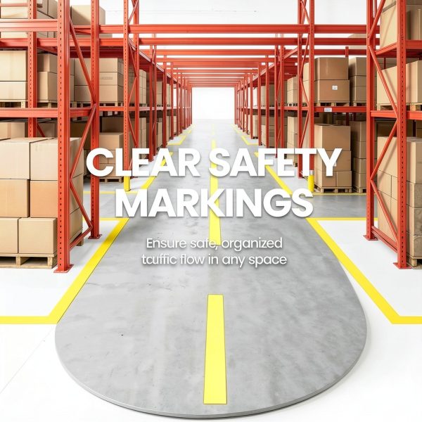 Floor Marking Tape EC700 Yellow 4in x 108ft Tape by ifloortape-6